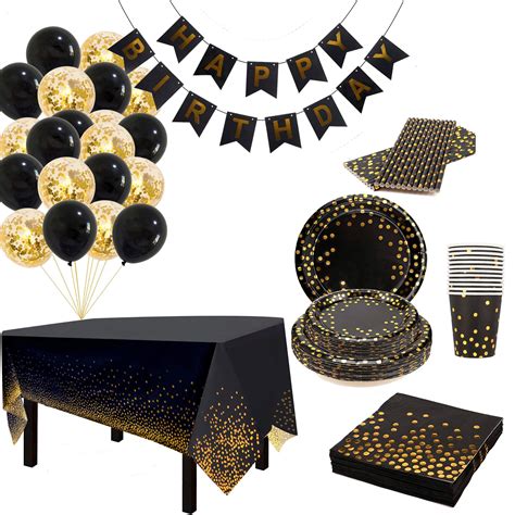 gold party supplies|More.